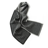 100% Cashmere Grid Cashmere Shawl Winter Thick Pashmina Scarf